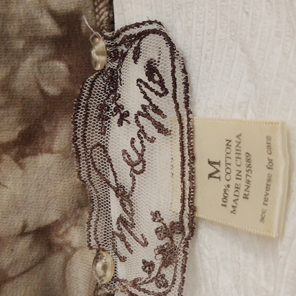 Tie-Dye Brown & Cream Blaser Size M - Picture 5 of 6